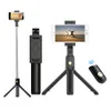 متعدد الوظائف k07 اللاسلكية بلوتوث selfie monopod عصا طوي المحمولة monopods مصراع النائية قابل للتمديد ترايبود صغير للهاتف الذكي