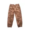 21SS Hommes S Pantalons de survêtement Salopette Rétro Brand New Pantalon Hommes Voyage en plein air Multi-poches Ykk Zipper Élastique Sangle Badge Design Parfait