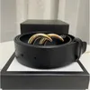 2021 Cintura di moda maschio e femmina designer grande fibbia in fibbia nera marrone 2 colori disponibili classici casual 38 cm no box8536380