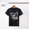 DSQ PHANTOM TURTLE Camisetas para hombre Camiseta de algodón con estampado del logotipo D Camisetas de diseñador para hombre Moda de verano Casual Streetwear To253U