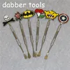 디자인 스티커와 왁스 dabber 도구 흡연 액세서리 실버 갈망 dab 도구 오일 유리에 대 한 120mm 회수 애쉬 포수 dhl