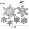 Christmas Snow Flake Metal Cutting Dies Stencils DIY decoratieve embossing papieren kaarten