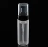 150ml Travel Foamer Bottles Empty Plastic Foam Bottle with Black Pump Hand Wash Soap Mousse Cream Dispenser Bubbling Vials SN2225