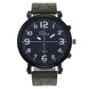 Wristwatches Military Leather Big Number Quartz Analog Army Men's Wrist Watch Party Decoration Suit Dress Gifts