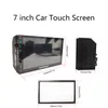 Ahoudy Car Video Stereo 7inchダブルディンカータッチスクリーンDigital Multimedia Receiver with Bluetooth Reaビューカメラ入力Apple221p