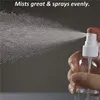Portable Fine Mist Spray Bottles 2oz 60ml Plastic Bottle Empty Clear Refillable Travel Containers for Cosmetic and Cleaning