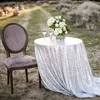 Party Decoration Sparkly Obrusy Glitter Cekiny Obrus ​​Różowe Złoto Tkaniny Wedding Bankiet Home Akcesoria