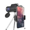 Moge 50x60 HD-vergroting Telescoop met statief telefoon Clip Zoom Zoom Monoculaire Outdoor Militaire Hunting Spyglass