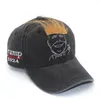 Trump 2024 Embroidery Hat With Hair Let's Go Brandon Baseball Cap, Trump Supporter Rally Parade Cotton Hats