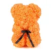 Party Gunst Rose Teddy Bear Heart PE zeep schuim kunstbloemrozen beer 25cm voor vrouwen Valentine's Wedding Gifs Sea Way