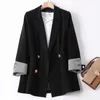 Blazer per donna Primavera Autunno Giacche doppiopetto Ladies Business Office Suit Plus Size 4XL Chic Top Abiti da donna Blazer