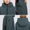 MiEGofce mulheres jaqueta acolchoado casaco senhoras casacos à prova de vento para grande parka knee comprimento impermeável material fosco 210916