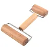 Rolling Pins & Pastry Boards Wooden Pin For Baking Dough And Pizza Roller With Handle Non-Stick Kitchen Supply Double Head GQ256E