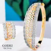 Earrings & Necklace GODKI Big Fashion Luxury Bold African Bangle Ring Set For Women Cubic Zircon Pave Party Wedding Saudi Arabic Dubai Jewel