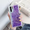 Bling Glitter Liquid Quicksand Cases para Huawei P8 P9 P10 Lite 2017 P20 Pro P30 Plus Mate 8 9 10 20 P Smart 2019 Capa de Água Etui