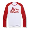 Мужские футболки с футболками 2021 Steam Tress T-рубашка Стиль искусства Смешные с длинным рукавом мужчины Raglan Футболка модальная мода Tees Tees