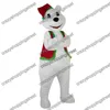 Halloween noël ours polaire mascotte Costume dessin animé thème animal personnage noël carnaval fête fantaisie Costumes adultes taille tenue de plein air