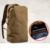 Outdoor-Taschen 14-Zoll-Männer Sport Mode Einfache Leinwand Multifunktionale Hochleistungs-Bergwander-Camping-Rucksack Handtasche