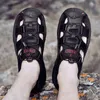 NXY Sandalet Mixidelai Hakiki Deri Erkek Ayakkabı Yaz Yeni Büyük Boy 'ın Moda Terlik Büyük 38-47 0210