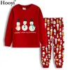 Babykleding pakken jongens pyjama 2 3 4 5 6 7 jaar vliegvliegtuig mode peuter nachthemd nachtkleding kleding sets 100% katoen 210413