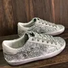 Luxus Italien Marke Super Star Turnschuhe Frauen Casual Schuhe Pailletten Klassische Weiß Do-old Dirty s Männer Tennis