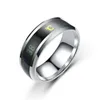 Anel de abridor de titânio de anel de aço inoxidável de jóias de temperatura inteligente