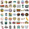 10/50PCS INS Style Outdoor Landscape Stickers Aesthetic California Decals Sticker To DIY Luggage Laptop Bike Skateboard Phone Car243m