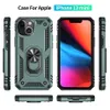 iPhone 14 13 Pro Max Ring Stand Case 12 Mini 11 X XR 6 7 8 Plus 충격 방송 브러시 금속 덮개 Samsung A12 A02S A32 5G