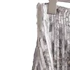 Kvinnors Fashion Over-the-Knee Sequined Temperament Fringe Skirt Hög midja Midlängd Slim Wrap Hips Silver Metal Bling 210521