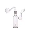 Hookah Pyrex Pyrex Queimador de Óleo Tubulação Espessura Bubbler Beaker Bongo Pequeno Ecycler Dab Rig Rig Mini Heady Tabaco Ash Catcher Bongs WithCartoon Desginter