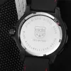 Zegarstki na rękę określa sportowy sportowy kwarcowy kwarcowy zegarki 50 m Wodoodporny mężczyźni Czarny silikonowy zegar zegarowy zegarowy 294Z