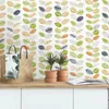 Wallpapers Self Adhesive Sticker Peel And Stick Wallpaper Contact Paper Tropical Palm Removable Green White Colorful Wall