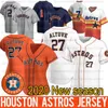 Houston George Springer Jersey Alex Bregman 27 Jose Altuve Zack Greinke Justin Verlander Yuli Guriel 2020 Season Jerseys