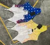 التدرج الفاخرة الملتصقة النساء ملابس البيكينيات مجموعة النسيج إلكتروني مطبوعة السيدات ارتداءها ملابس السباحة شاطئ حزب المرأة السباحة دعوى