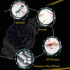 Лучшие роскошные марки мужские часы водонепроницаемые ноциатуре случайные мужские часы ретро Relogio Masculino светящийся стальной ленты календарь календарь 210407