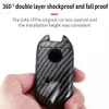 Black Plastic Carbon Fiber for Kia Stinger K900 4 Buttons Key Fob Cover Case47760427239229
