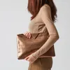 Retro Pu Leather A4 Briefcase Clutch Bag Women Day Envelope Bags Luxury Designer Lady Handbags A50 Evening275I