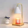 Elektrisk ljus varmare ek smält vax doftbrännare aromaterapi inomhus bord lampa för hem säng sovrum inredning