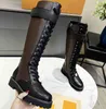 Realfine888 Boots 5A 6526390 Terytorium Flat High Ranger Bot dla kobiet o rozmiarze pudełka 35-41