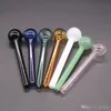 Grande Pyrex Espesso Claro De Vidro De Vidro Burner Tubos Tube Dab Nail Tubulação De Água De Fumo