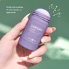 Groene Thee Reiniging Aubergine Zuiverende Klei Stick Effen Masker Olie Controle Anti-Acne Modder Crème Schoonheid Gezichtsverzorging