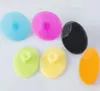 Soft Silicone Cleaning Pad Wash Face Facial Exfoliating Brush Spa Skin Scrub Cleanser Tool SN2465