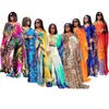 Roupas étnicas Roupa de praia 2 peças conjunto feminino roupas africanas moda dashiki moda vestido longo calças terno vestidos de festa plus size robe