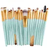 AAA1 Fast ship 20Pcs Soft Makeup Brushes Professional Cosmetic Make Up Brush Tool Kit Set 1set