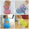 Sublimation Printing Sun Dog Clothes for Small Dogs Summer Dog Apparel Shirt Chihuahua Yorkies Cotton Doggy Costumes Cat Clothing Vest 12 Color Wholesale XS A55