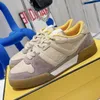 Dikke zolen Casual schoenen vrouwen Reizen lederen veterschoen sneaker 100% koeienhuid mode dame Platte ontwerper Running Trainers Letters platform mannen gym sneakers maat 35-41-45