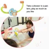 Favoriser la douche de dessin animé électrique Elephant Water Fog Toys Crane Bathroomse de salle de bain jeu pour les enfants pour enfants