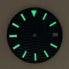 수리 도구 키트 시계 액세서리 28.5mm 다이얼 녹색 발광 일본어 NH35/NH36 자동 이동 FY67