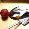 New304 rostfritt stål sked mini shovel form kaffe skedar tårta glass desserter scoop frukter vattenmelon scoops ewf6362