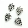 Wholesaleロット100ピースブドウアンティークシルバーチャームペンダントジュエリー検査DIYネックレスブレスレット19 * 14mm DH0800